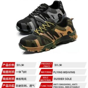 Safety shoes.